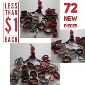 Reseller Lot 72 Brand New Bracelets Real Leather